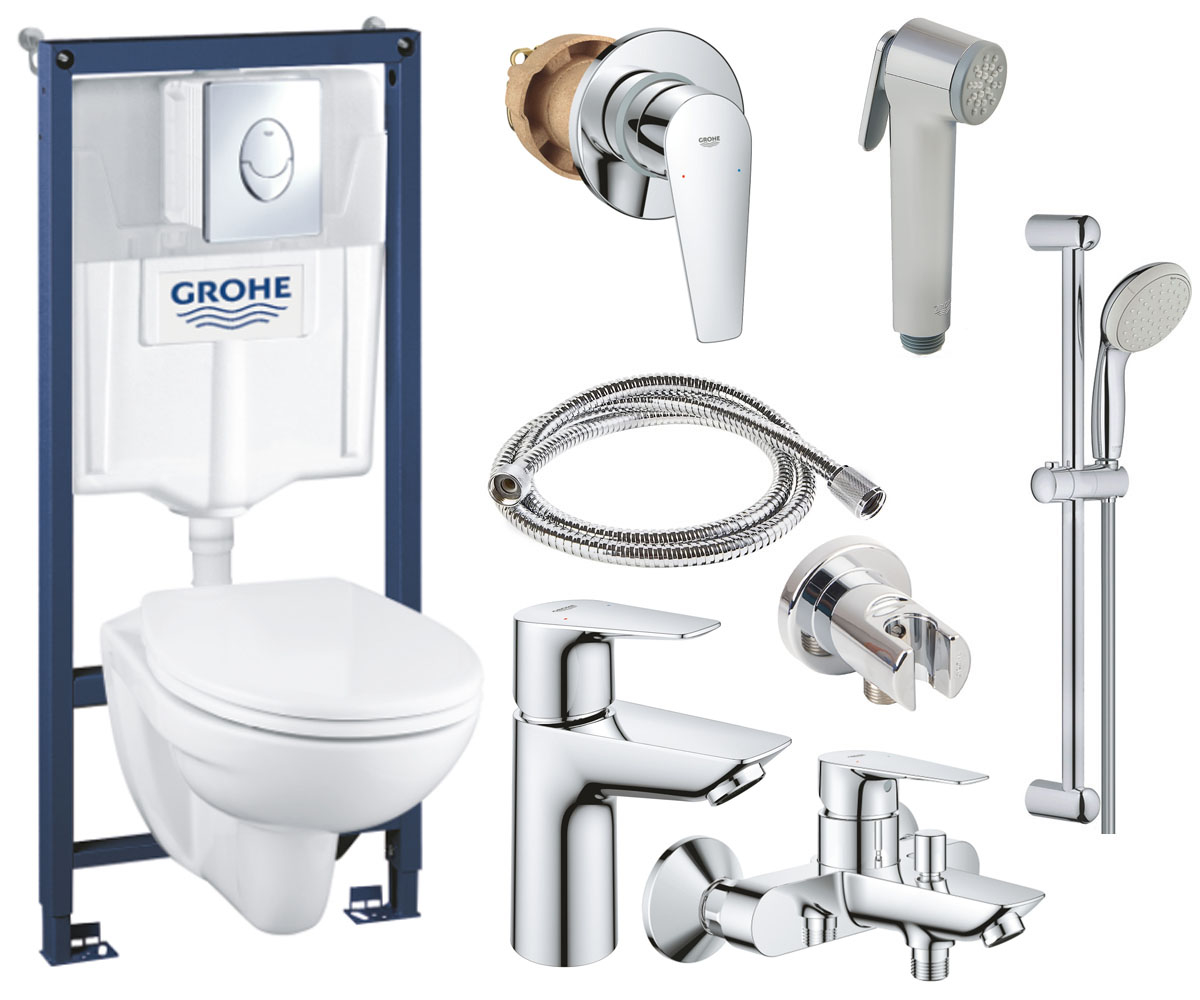 Набір для ванної кімнати 11 в 1 GROHE SOLIDO  UA39400MB0 UA39400MB0