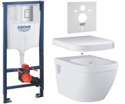 Унітаз з інсталяцією 4-в-1 GROHE EURO CERAMIC UA39538CB0