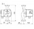 Насос с мокрым ротором  UPS 15-40 130 96281368:Чертеж 