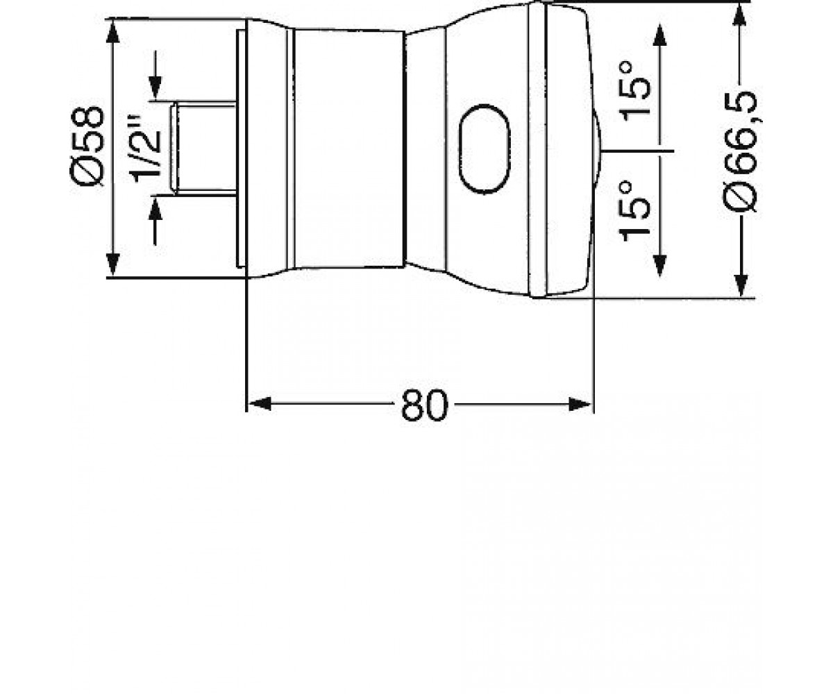 Боковой душ  DUO JET S 04360100:Чертеж 