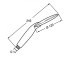 Ручной душ  CLEAR TRI 4330300:Чертеж 