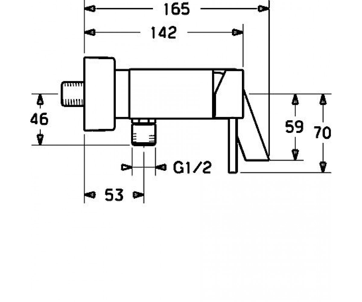 Смеситель для ванны  STELA 57742101:Чертеж 
