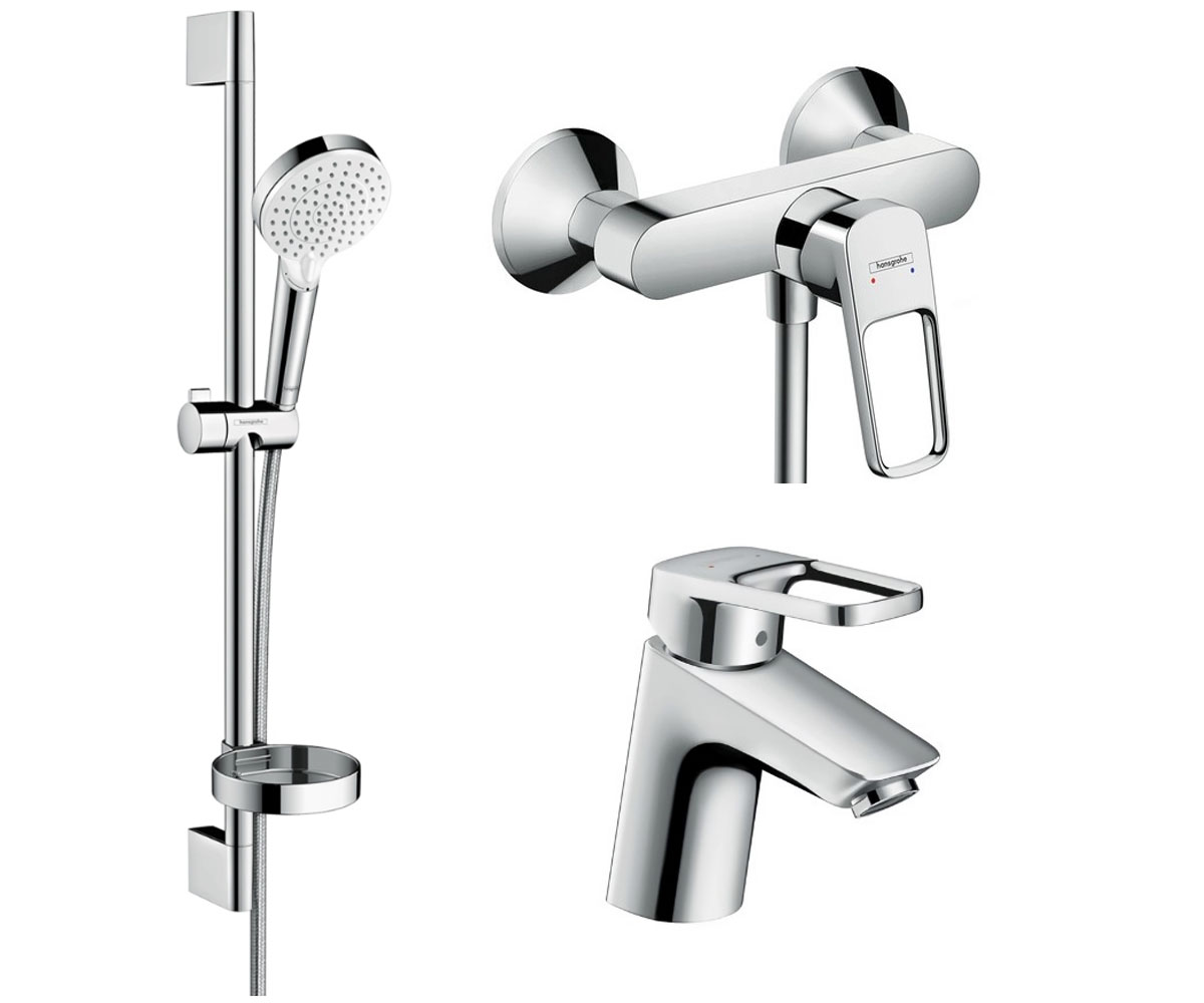 Набір змішувачів 3 в 1 HANSGROHE LOGIS LOOP 1052019 1052019