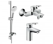 Набір змішувачів 3 в 1 HANSGROHE LOGIS LOOP 1062019