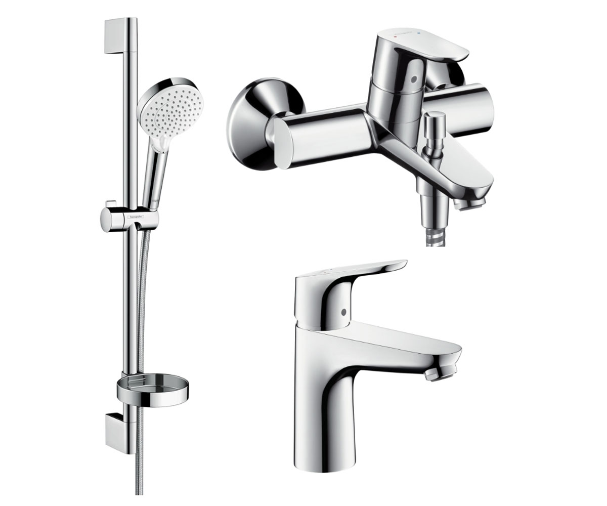 Комплект смесителей 3 в 1 HANSGROHE FOCUS 1092019 1092019