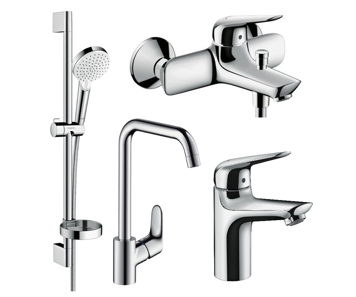 Набір змішувачів 4 в 1 HANSGROHE NOVUS 1162019 1162019