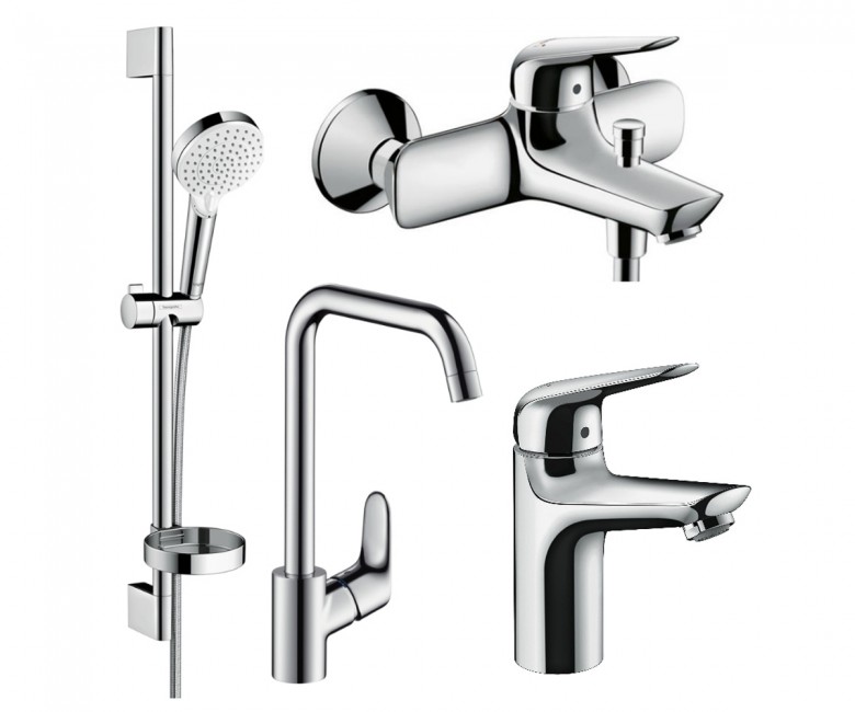 Набір змішувачів 4 в 1 HANSGROHE NOVUS 1162019 1162019