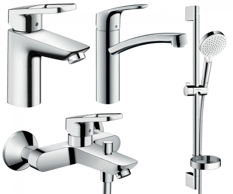 Набір змішувачів 4 в 1 HANSGROHE LOGIS LOOP 1232019 1232019