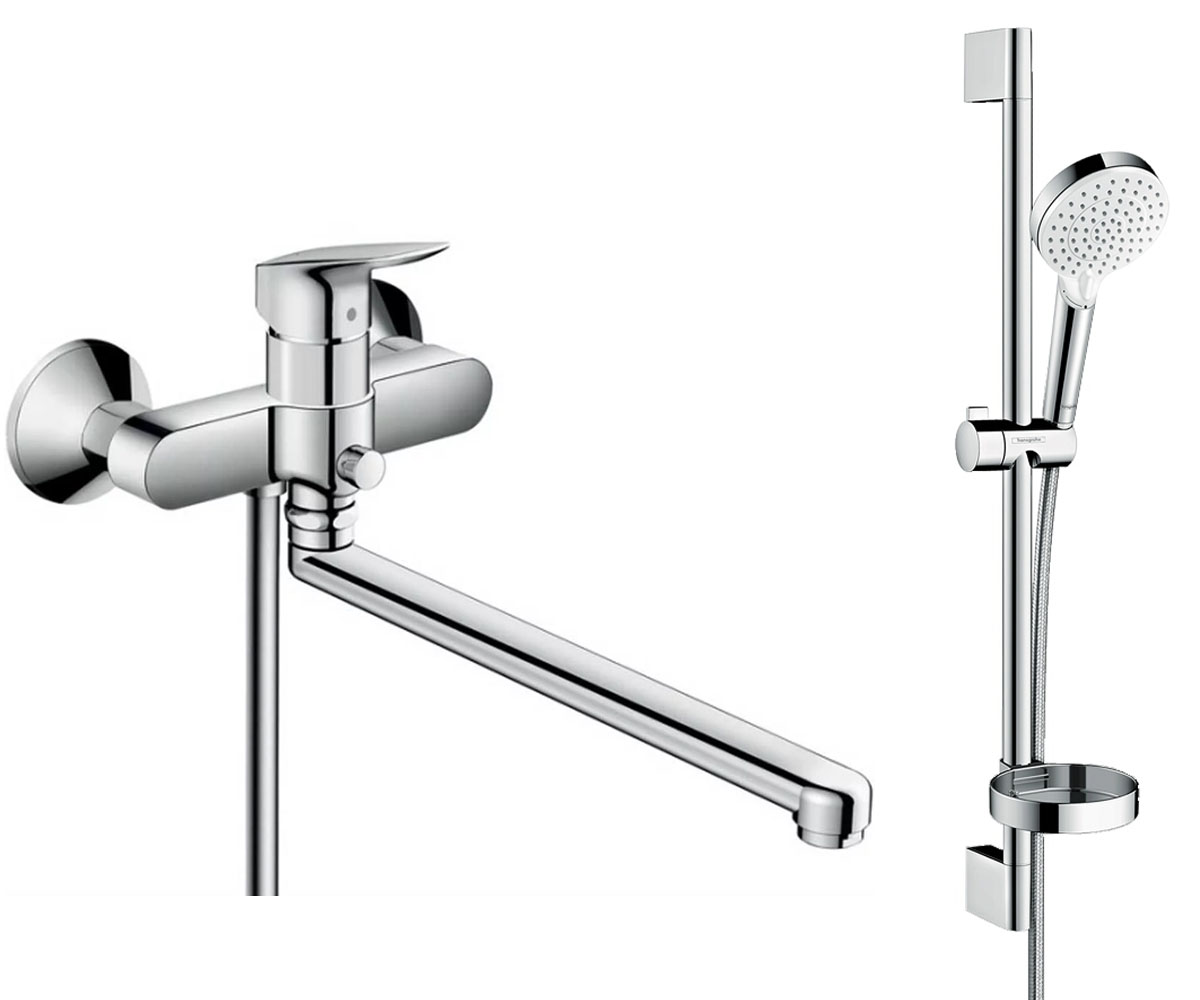 Змішувач з душовим набором HANSGROHE LOGIS 1282019 1282019
