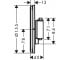 Внешняя часть смесителя  SHOWER SELECT COMFORT S 15553670:Чертеж 