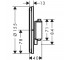 Термостат на 2 потребителя  SHOWER SELECT COMFORT S 15554670:Чертеж 