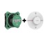 Терморегулятор для душу SELECT COMFORT S для 2 осіб, PM, білий матовий колір IBOX універсальна 2.0 посилка для застібок (в подарунок) HANSGROHE  15554 15554700+01500180