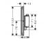 Внешняя часть смесителя  SHOWER SELECT COMFORT S 15559670:Чертеж 