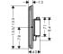 Внешняя часть смесителя  SHOWER SELECT COMFORT E 15574670:Чертеж 