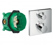 Термостат на два споживача ECOTAT HANSGROHE ECOSTAT S 15714000+01800180