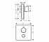 Термостат для душа  SHOWER SELECT HIGHFLOW 15735400:Чертеж 