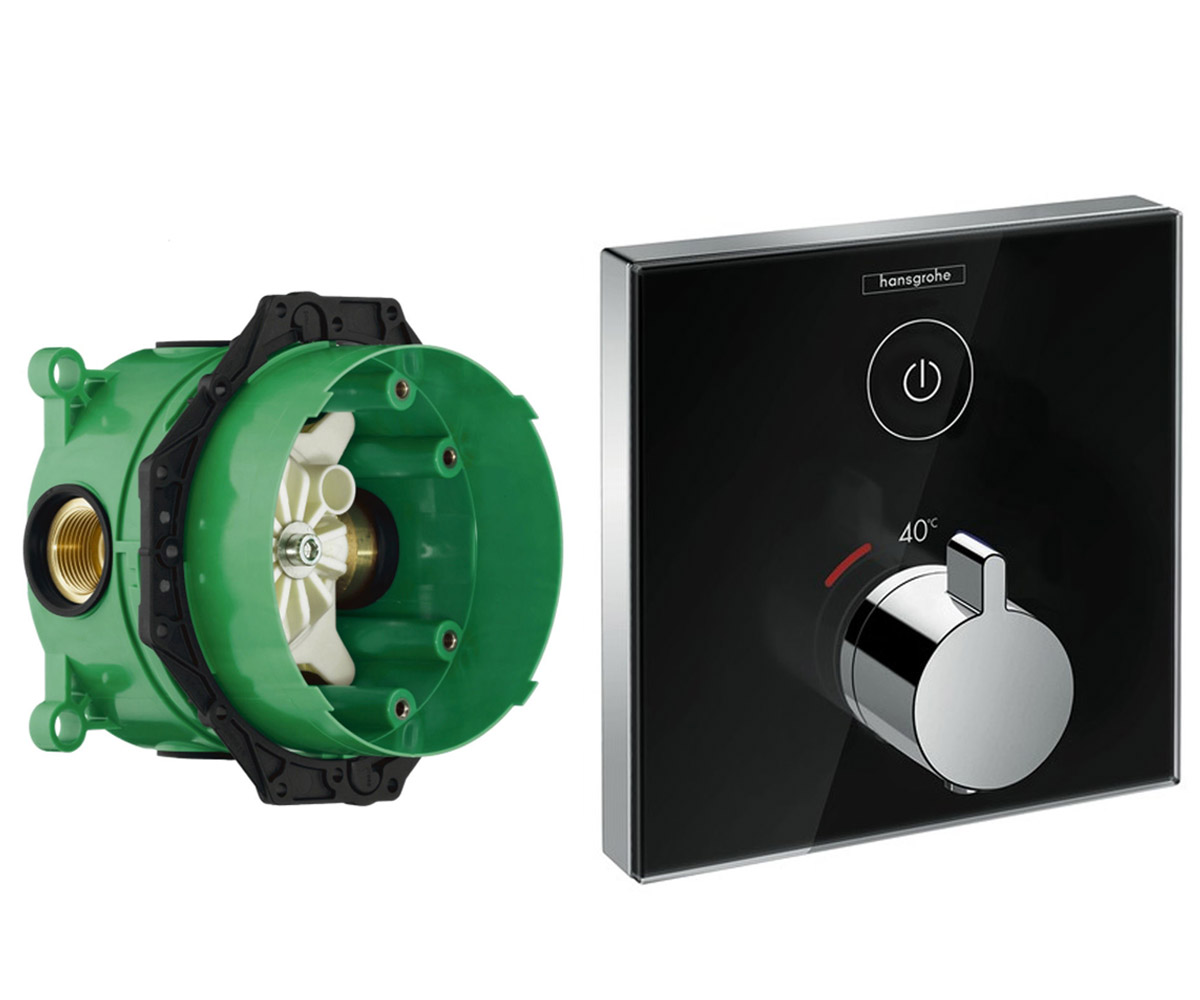 Термостат на 1 споживача HANSGROHE SHOWER SELECT 15737600+01800180 15737600+01800180