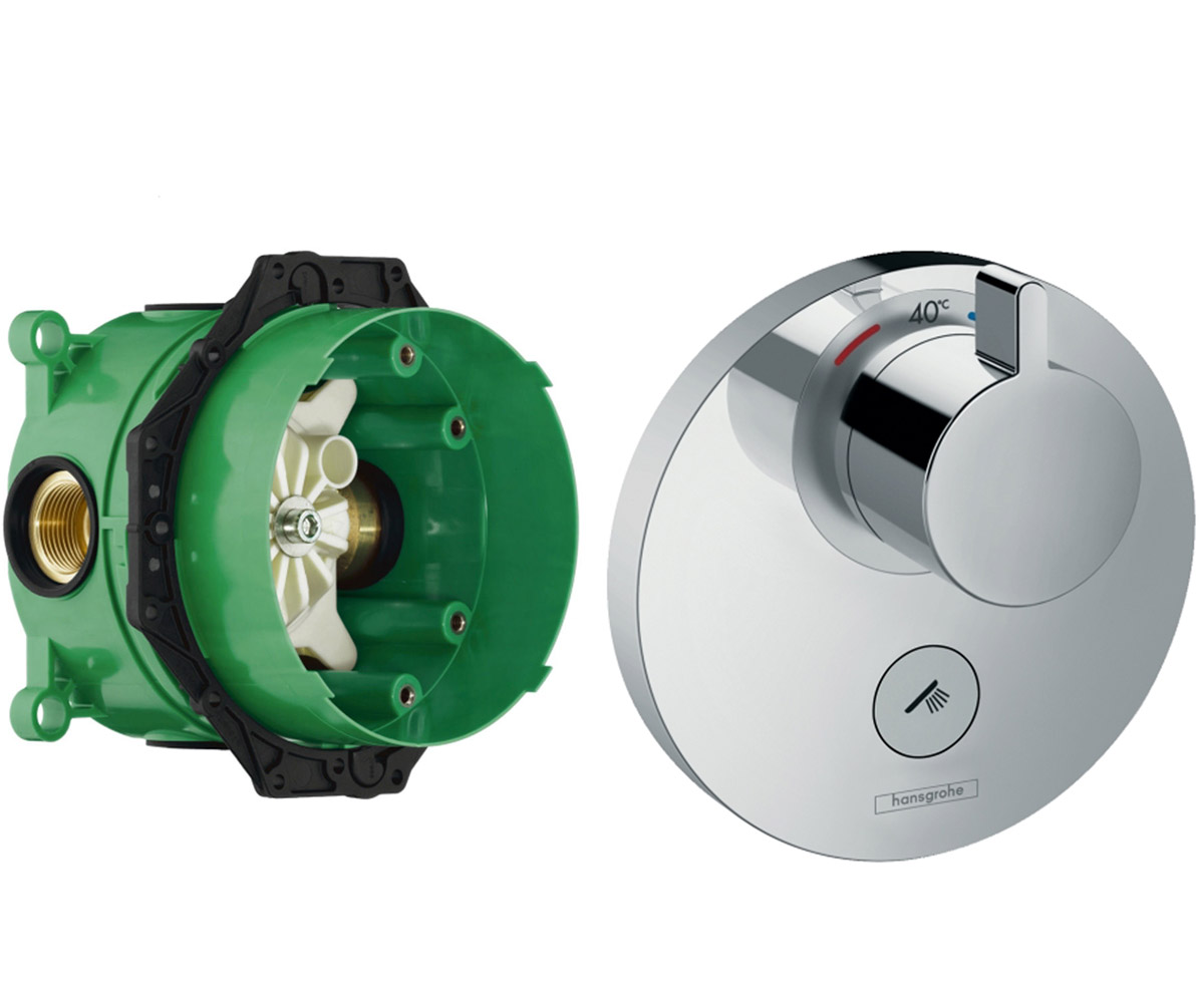 Термостат на 1 споживача HANSGROHE SHOWER SELECT  15742000+01800180 15742000+01800180