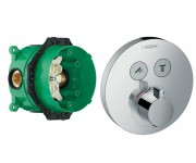 Термостат на 2 споживача HANSGROHE SHOWER SELECT S 15743000+01800180