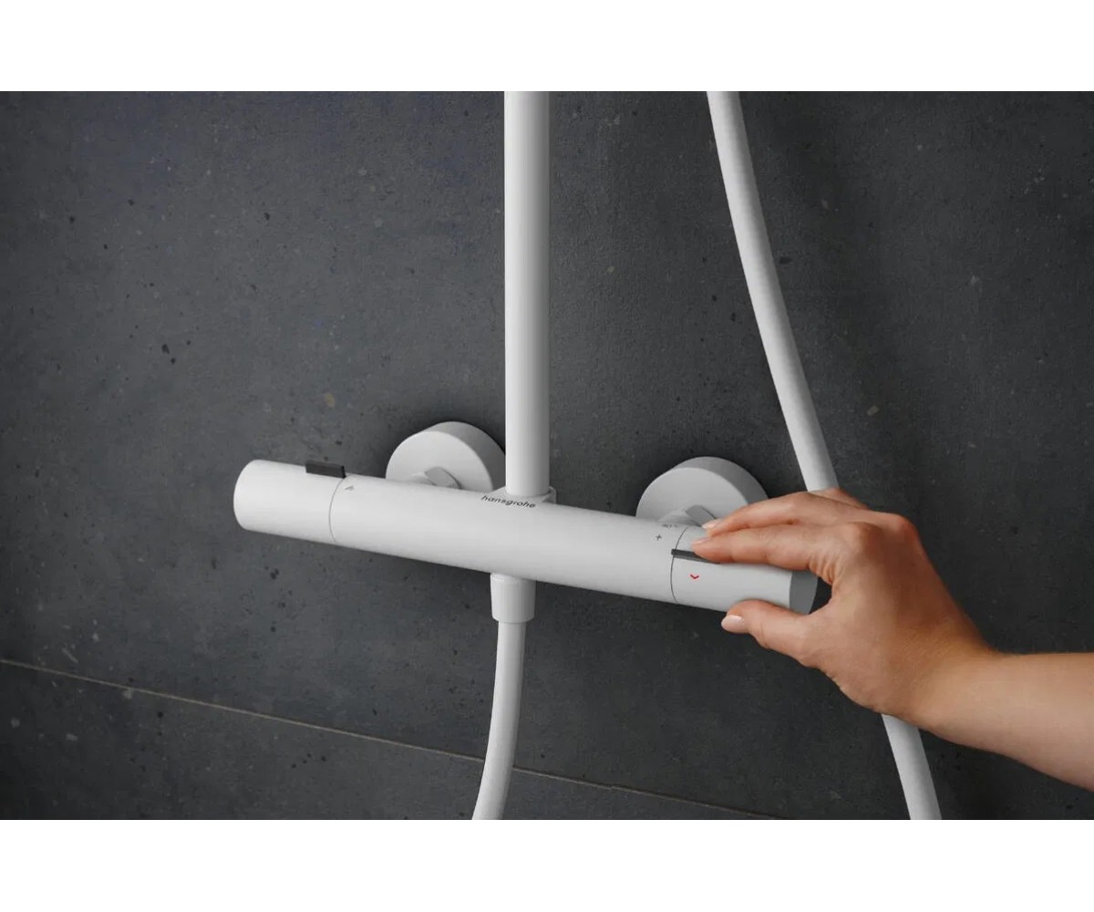 Душевая система термостатическая  PULSIFY S PURO SHOWERPIPE 24222700:Фото 5