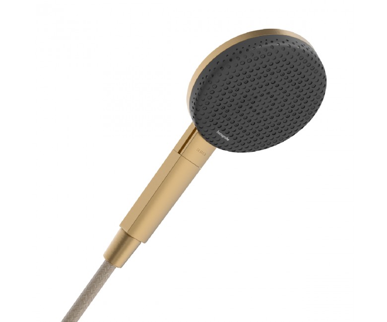 Ручний душ RAINDANCE ALIVE SELECT S (3 види RainAir, порошковий, масажний), полірована бронза HANSGROHE  24500140 24500140