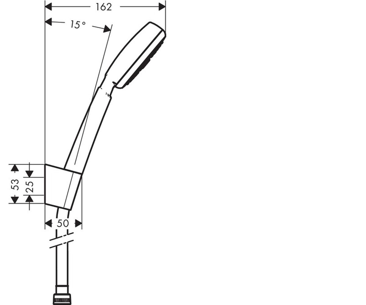 Душевой гарнитур  CROMETTA 100 26664400:Чертеж 