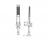 Душевой набор  RAINFINITY 26857000:Чертеж 