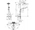 Душевая система  CROMA SELECT S SHOWERPIPE 280 26890670:Чертеж 