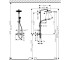 Душевая система  CROMA SELECT S SHOWERPIPE 280 26890990:Чертеж 