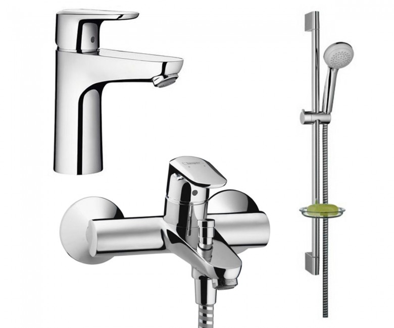 Набір змішувачів HANSGROHE ECOS L BATH SET SLM 27021000 27021000
