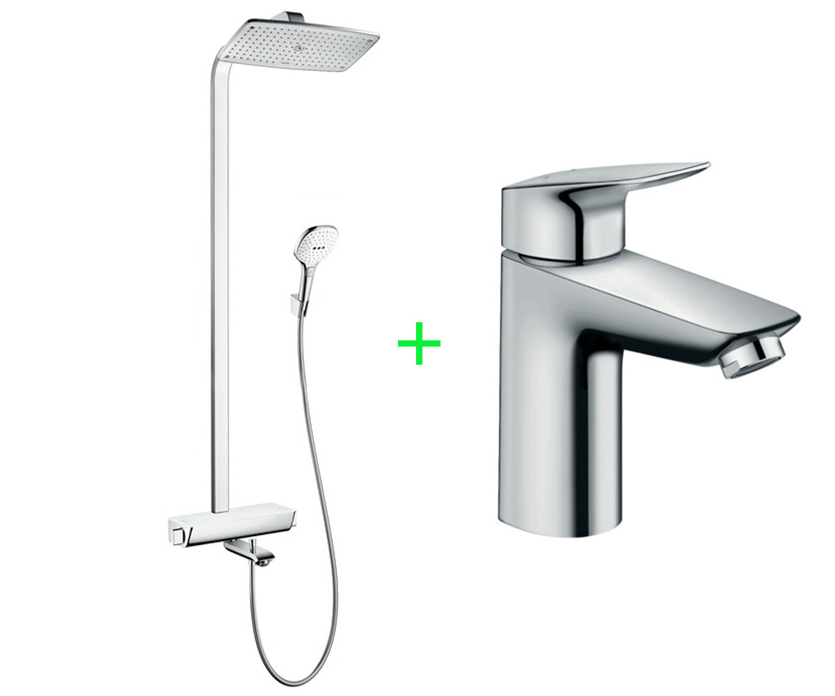 Набір для душа 2 в 1 HANSGROHE  27113400+7110000 27113400+7110000