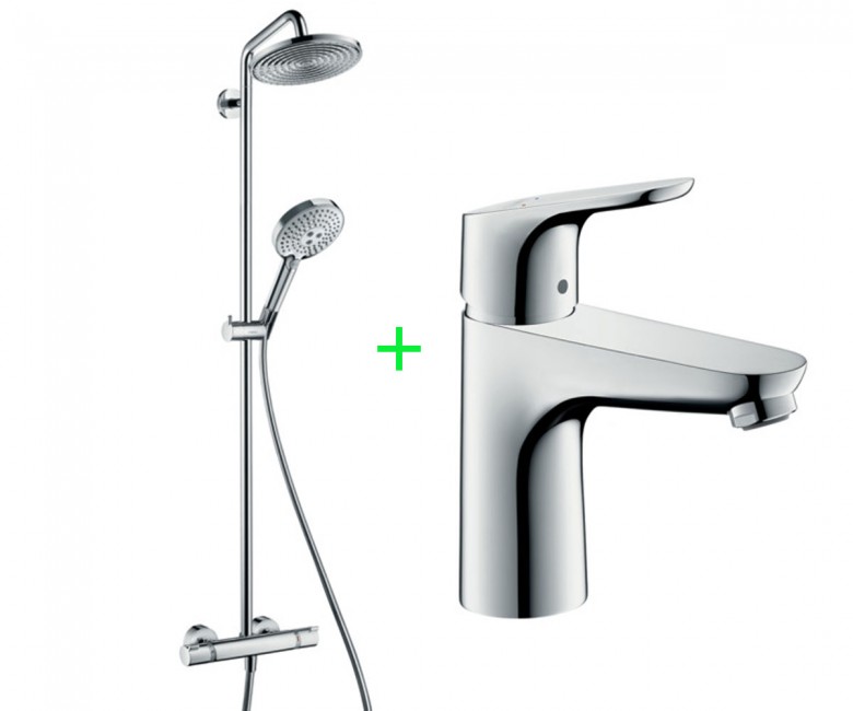 Набор для душа 2 в 1 HANSGROHE RAINDANCE SELECT S 27115000+31607000 27115000+31607000