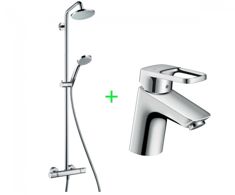 Душовий набір 2 в 1 HANSGROHE  27135000+71150000 27135000+71150000
