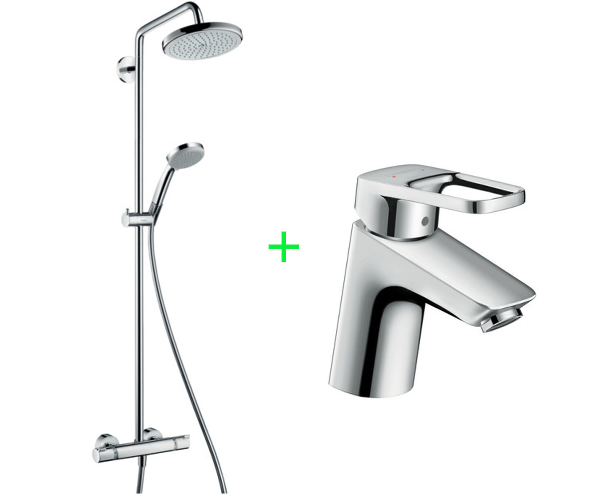 Набір для душа 2 в 1 HANSGROHE  27185000+71150000 27185000+71150000