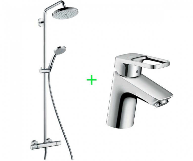 Набір для душа 2 в 1 HANSGROHE  27185000+71150000 27185000+71150000