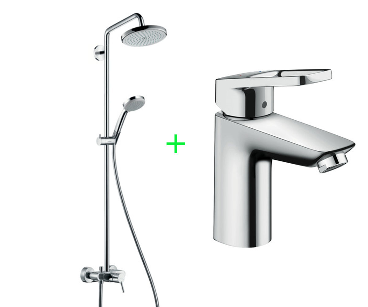 Набір для душа 2 в 1 HANSGROHE  27222000+71151000 27222000+71151000