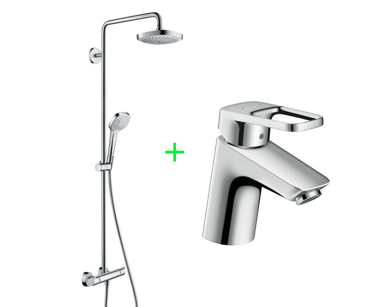 Душова система зі змішувачем HANSGROHE  27256400+71150000 27256400+71150000