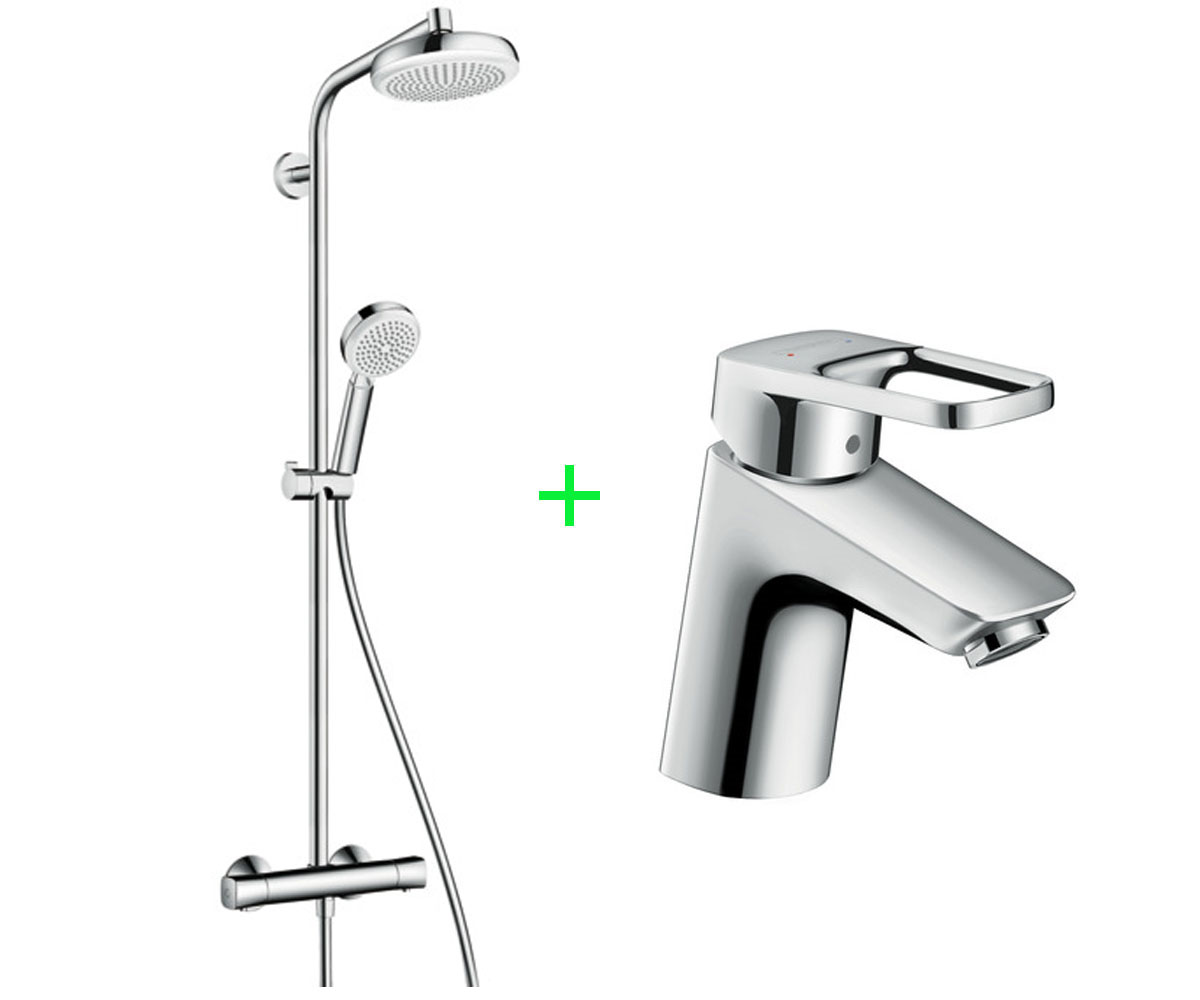Набір для душа 2 в 1 HANSGROHE  27264400+71150000 27264400+71150000