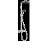 ACTIVERA S 240 1jet EcoSmart Showerpipe душова система з термостатом, хром HANSGROHE  28078000 28078000