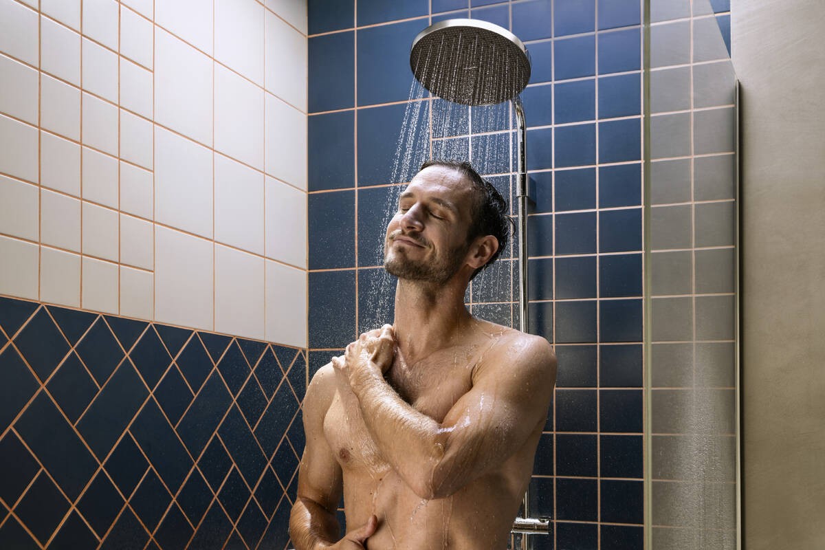 ACTIVERA S 240 1jet EcoSmart Showerpipe душова система з термостатом, хром  28078000:Фото 4