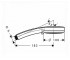 Душевая лейка  VERSO VARIO STEEL OPTIC 28779802:Чертеж 