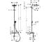 ACTIVERA S 240 1jet EcoSmart Showerpipe душова система з термостатом для ванни, хром  28871000:Чертеж 