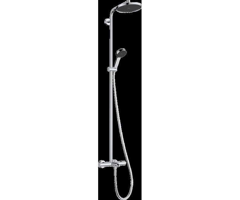 ACTIVERA S 240 1jet EcoSmart Душова трубка душова система з термостатом для ванни, хром HANSGROHE  28871000 28871000