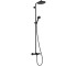 28871670 HG Activera S Душова система Showerpipe 240 1jet EcoSmart з термостатом на ванну Ecostat Fine, чорний матовий (1 сорт) HANSGROHE  28871670 28871670