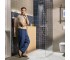 ACTIVERA S 240 1jet EcoSmart Showerpipe душова система з термостатом для ванни, чорний матовий  28871670:Фото 3