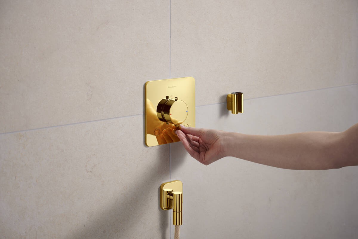 Шланг FIXFIT FINE Q, позолочений HANSGROHE  28884990 28884990