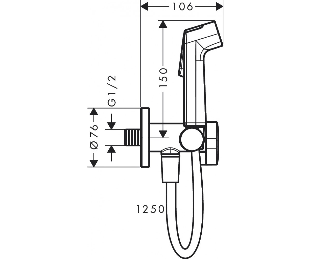 Гигиенический душ  29230700:Чертеж 