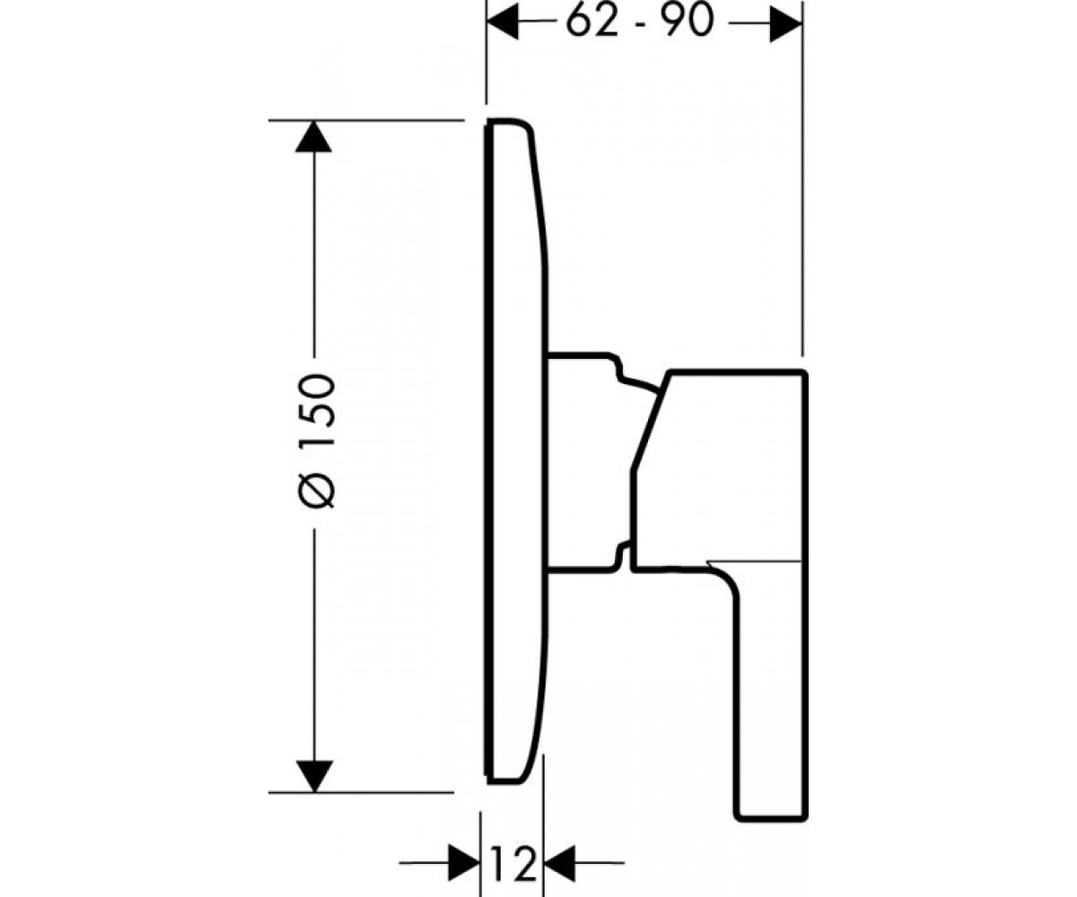 Внешняя часть  METRIS S 31661000:Чертеж 