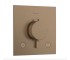 Терморегулятор ECOSTAT COMFORT E на 2 спойлери, ПМ, полірована бронза HANSGROHE  33711140 33711140
