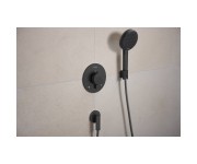 Терморегулятор ECOSTAT COMFORT S на 2 спойлери, PM, полірований чорний хром HANSGROHE  33715340